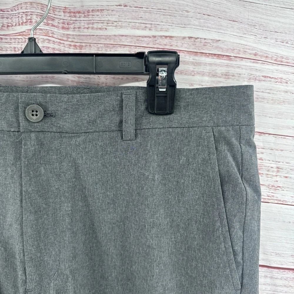 Vineyard Vines Performance Breaker Shorts Mens 34‎ Gray Heather Stretch Golf